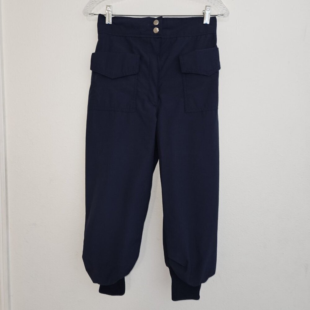 VTG Mother Karen's Navy Blue Capri Pants Joggers Ladies 13/14 (run small)